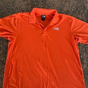 The North Face Polo Orange EUC Sz L
